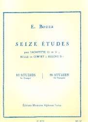 16 études : pour trompette ut ou -Eugène Bozza