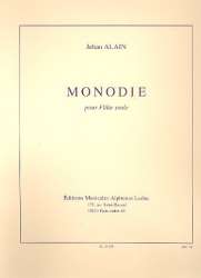 Monodie : pour flûte seule -Jehan Alain