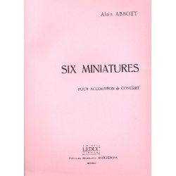 6 Miniatures : -Abbott, Alain