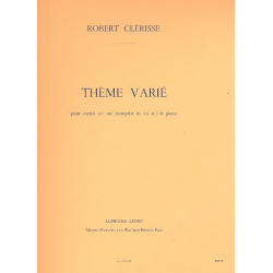 Thème varié : pour cornet ou -Robert Clerisse