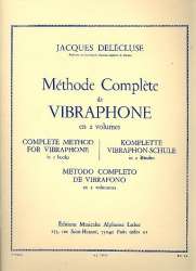 Méthode complète de vibraphone vol.1 -Jacques Delecluse