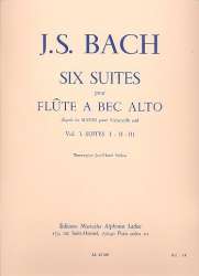 6 Suites vol.1 (nos.1-3) : -Johann Sebastian Bach