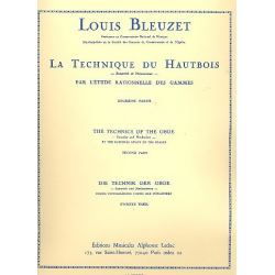 La technique du hautbois vol.2 : -Louis Bleuzet