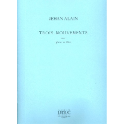 3 mouvements : pour flûte et piano -Jehan Alain