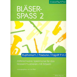 Bläser-Spass 2 - Euphonium / Posaune / Fagott in C (Bassschlüssel) -Urs Pfister
