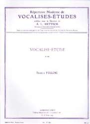 Vocalise-étude no.89 : pour voix -Francis Poulenc