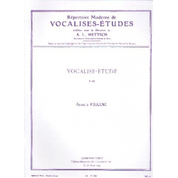 Vocalise-étude no.89 : pour voix -Francis Poulenc