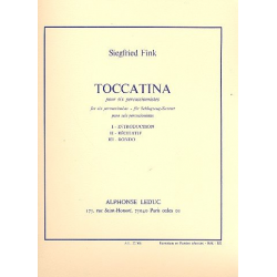 Toccatina : pour 6 percussionnistes -Siegfried Fink