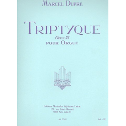 Triptyque op.51 : pour orgue -Marcel Dupré