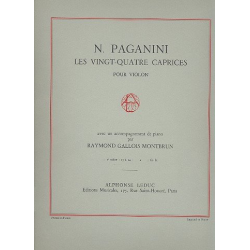 24 Caprices vol.2 (nos 13-24) : pour violon -Niccolo Paganini