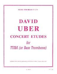 Concert etudes : -David Uber