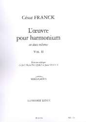 L'oeuvre pour harmonium volume 2 -César Franck