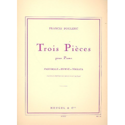 3 Pieces : pour piano -Francis Poulenc