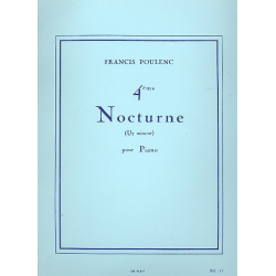 Nocturne ut mineur no.4 : pour piano -Francis Poulenc