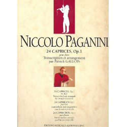24 caprices op.1 : pour flute -Niccolo Paganini