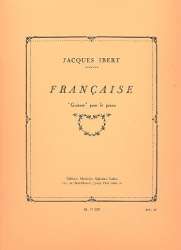 Francaise : guitare pour piano - Jacques Ibert