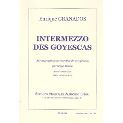 Intermezzo des Goyescas : pour ensemble -Enrique Granados