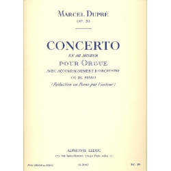 Concerto mi mineur pour orgue et -Marcel Dupré