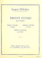 30 Études vol.3 : pour timbales (dt/en/fr/sp) -Jacques Delecluse