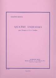 4 Esquisses : pour trompette en ut et trombone -Eugène Bozza