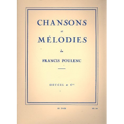 Chansons et melodies : pour voix -Francis Poulenc