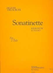 Sonatinette pour flûte et piano -Jacques Delacroix