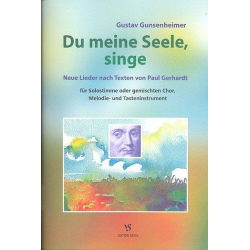 Du meine Seele singe : für hohe Stimme -Gustav Gunsenheimer