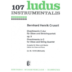 Divertimento C-Dur op.9 für -Bernhard Henrik Crusell