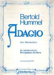 Adagio in memoriam Benjamin Britten -Bertold Hummel