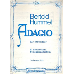 Adagio in memoriam Benjamin Britten -Bertold Hummel