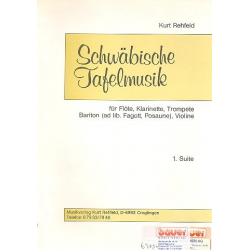 Schwäbische Tafelmusik Suite Nr.1 : -Kurt Rehfeld