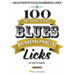 100 Authentic Blues Harmonica Licks -Steve Cohen