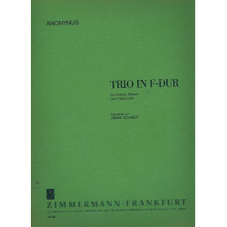 Trio F-Dur : für Violine, Gitarre -Anonymus / Arr.Armin Schmidt