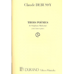 3 poemes de Stephane Mallarme : -Claude Achille Debussy