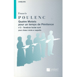 Tenebrae factae sunt : pour -Francis Poulenc