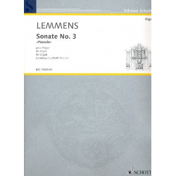Sonate a-Moll Nr.3 (Psacale) : für Orgel -Nicolas Jacques Lemmens