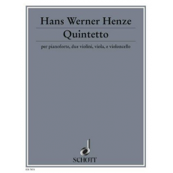Quintetto : für Klavier, 2 Violinen, -Hans Werner Henze