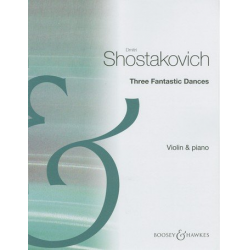 3 fantastic Dances op.5 : for -Dmitri Shostakovitch / Schostakowitsch