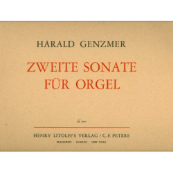 Sonate Nr.2 : für Orgel -Harald Genzmer