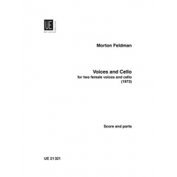 Voices and cello : für 2 Frauenstimmen -Morton Feldman
