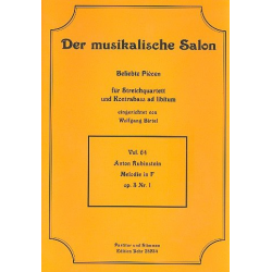 Melodie in F op.3,1 : für Streichquartett, -Anton Rubinstein