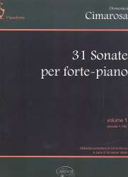 31 sonate vol.1 (nos.1-16) : per - Domenico Cimarosa