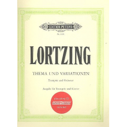 Thema und Variatonen (+CD) : - Albert Lortzing