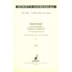 Unterschale : -Igor Strawinsky (Stravinsky)