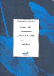 Quintet a minor : for oboe, clarinet in A, -Gustav Holst