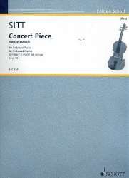 Concertino g-moll op.46  für Viola und Klavier -Hans Sitt