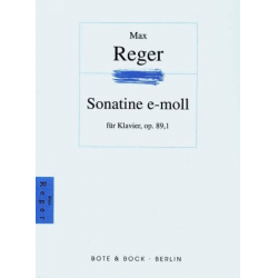 Sonatine e-Moll op.89,1 : -Max Reger