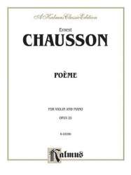 Chausson Poeme Fl & Pa -Ernest Chausson