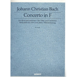 Concerto f major : for oboe and orchestra -Johann Christian Bach