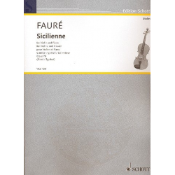 Sicilienne g-Moll op.78 : für Violine und Klavier -Gabriel Fauré